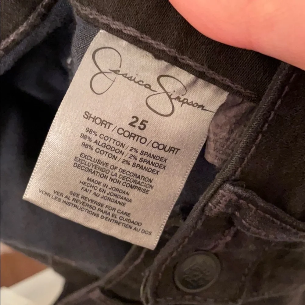 Jessica Simpson Black Jeggings size 25 Short